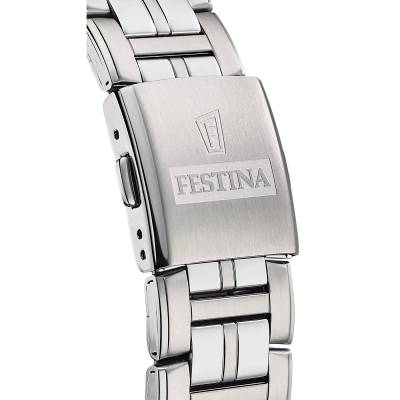 Ανδρικό Ρολόι Festina με Ασημί Καντράν F20445/1