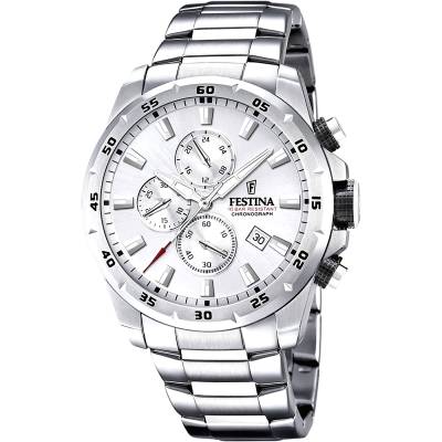Festina Chrono Sport Ρολόι με Ασημί Καντράν F20463/1