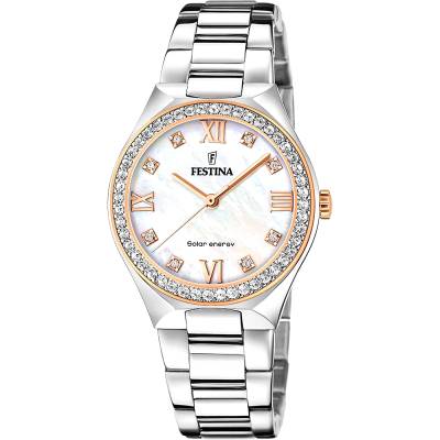 Γυναικείο Ρολόι Festina με Ασημί Μπρασελέ F20658/1