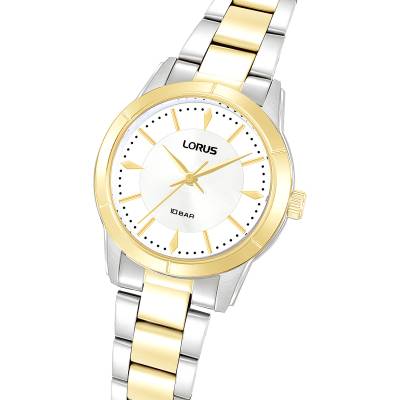 LORUS Classic Γυναικείο με Δίχρωμο Μπρασελέ RJ202CX9