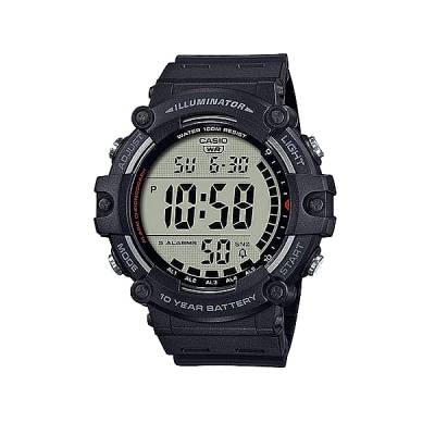 Casio Standard με Μαύρο Λουράκι AE-1500WH-1AVEF
