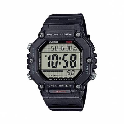 Casio Standard με Μαύρο Λουράκι AE-1600H-1AVEF