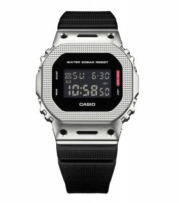Casio G-SHOCK Χρονογράφος με Καουτσούκ Λουράκι GM-5600M-1ER
