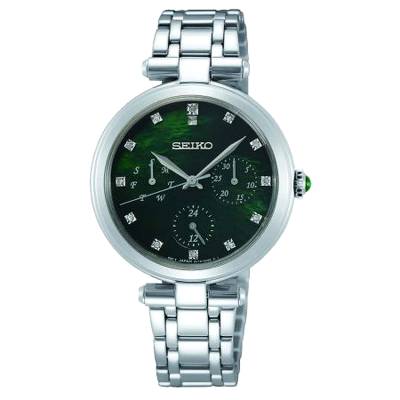 Seiko Ρολόι Caprice με Πράσινο Φίλντισι SKY063P1