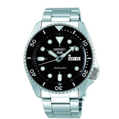 SEIKO 5 Sports Αυτόματο με Ασημί Μπρασελέ SRPD55K1F