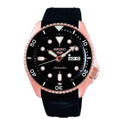 Seiko Ρολόι 5 Sports με Μαύρο Καντράν SRPD76K1F
