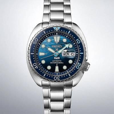 Ανδρικό Ρολόι Prospex 'Great Blue' Turtle Scuba PADI Special Edition SRPK01K1F