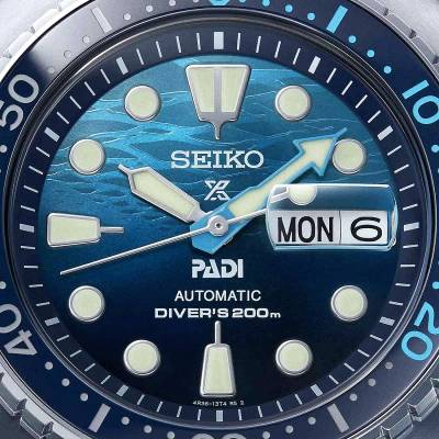 Ανδρικό Ρολόι Prospex 'Great Blue' Turtle Scuba PADI Special Edition SRPK01K1F