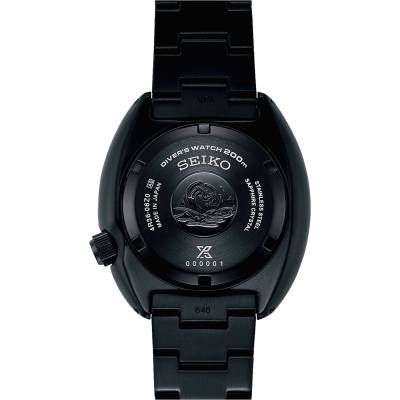 Ανδρικό SEIKO Prospex Black Series 'Night Vision' Turtle Diver Automatic