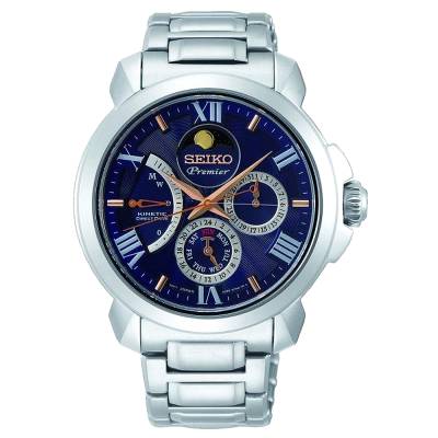 Seiko Premier με Μπλέ Καντράν Ανδρικό SRX017P1