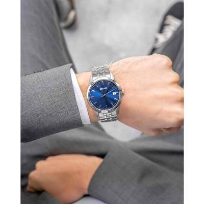 SEIKO Essential με Μαύρο Καντράν SUR401P1