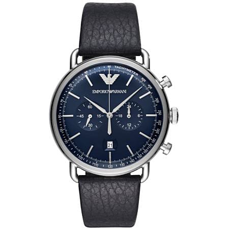 Emporio Armani Aviator Chronograph με Μπλέ Καντράν AR11105