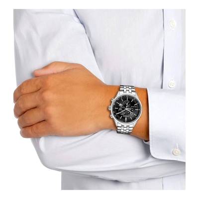 CITIZEN Eco-drive με Ασημί Μπρασελέ AN8194-51L