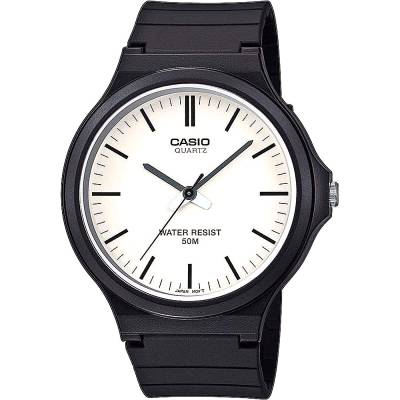 Ρολόι CASIO Collection με Μαύρο Καουτσούκ Λουράκι MW-240-7EVEF