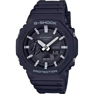 Casio G-Shock σε Μαύρο χρώμα GA-2100-1AER