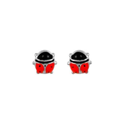 Ασημένια Παιδικά Σκουλαρίκια "Πασχαλίτσες" 925