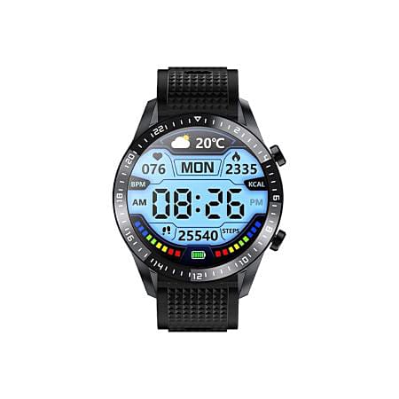 Das.4 Smartwatch με Μαύρο Λουράκι Σιλικόνης SL13 203050311