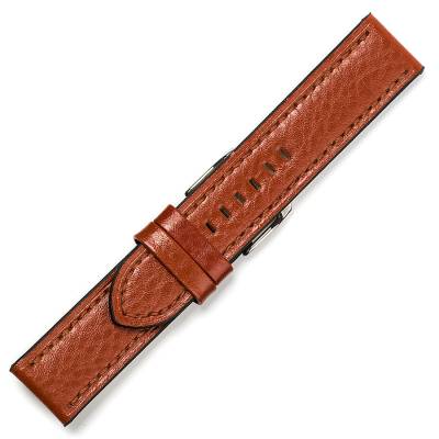 Δερμάτινο Λουράκι σε Καφέ 24mm 0556