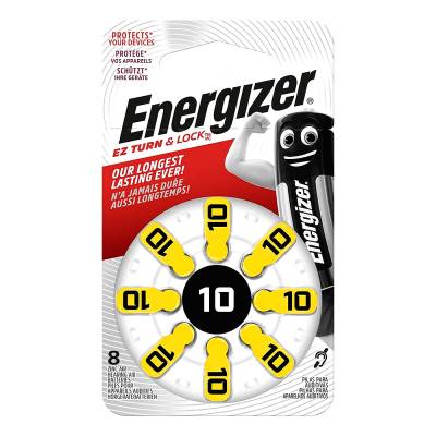 Energizer Μπαταρίες Ακουστικών Βαρηκοΐας 10 1.4V 8τμχ