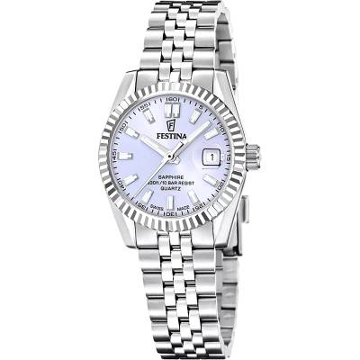 Γυναικείο Festina SWISS MADE με Ασημί Μπρασελέ F20087/3