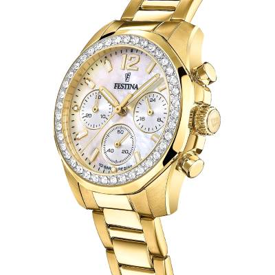 Ρολόι Guess RITZY  με Χρυσό Μπρασελέ GW0685L2