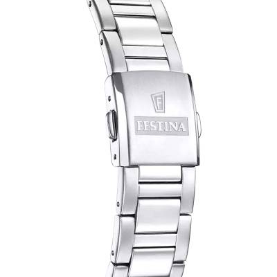 Ανδρικό Ρολόι Festina Solar με Ασημί Μπρασελέ F20656/2