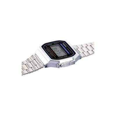 Casio Vintage Iconic με Ασημί Μπρασελέ A-168WA-1YES