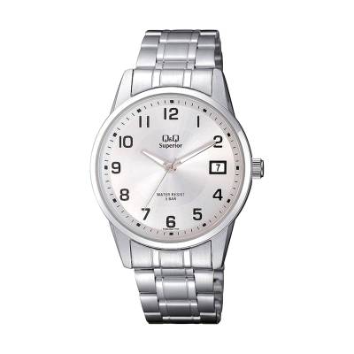 Q&Q Ρολόι Superior με Ασημί Μπρασελέ S290J204Y