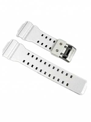 Casio Λουράκι GA-100B-7 G-Shock Λευκό