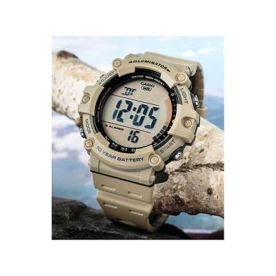Casio Standard Khaki με Γκρι Λουράκι AE-1500WH-8BVEF