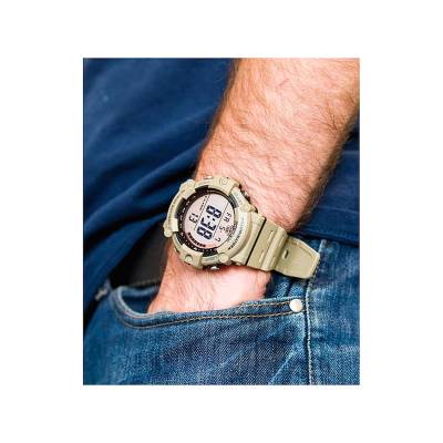 Casio Standard Khaki με Μαύρο Λουράκι AE-1500WH-5AVEF