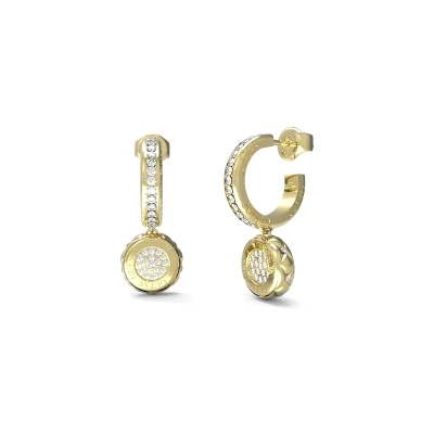 GUESS JUBE04596JWYGT Σκουλαρίκια Χρυσό Χρώμα Με Πέτρες
