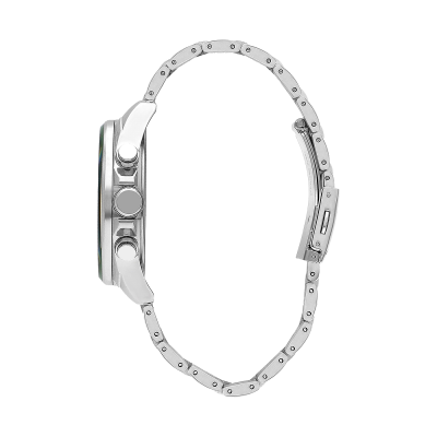 Lee Cooper με Ασημί Μπρασελέ και Πράσινο Καντράν LC07847.370