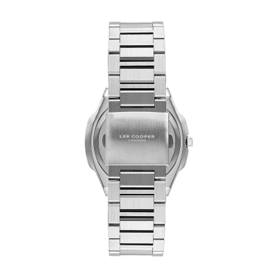 Lee Cooper με Ασημί Μπρασελέ και Μπλε Καντράν  LC07861.390