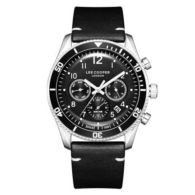 Ανδρικό Ρολόι Lee Cooper με Μαύρο Δερμάτινο Λουράκι LC08219.350