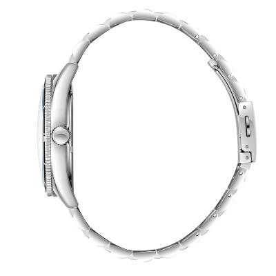 Lee Cooper με Ασημί Μπρασελέ και Μαύρο Καντράν LC08281.350