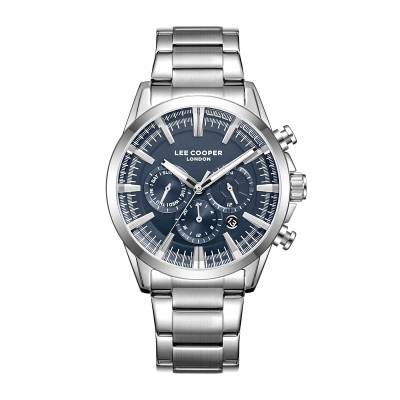 Lee Cooper με Ασημί Μπρασελέ και Μπλε Καντράν LC08305.390