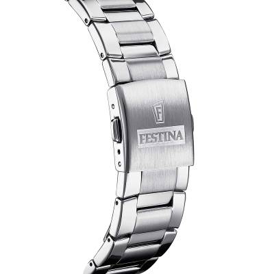 Ανδρικό Ρολόι Festina Chrono Sport με Ασημί Μπρασελέ F20463/2