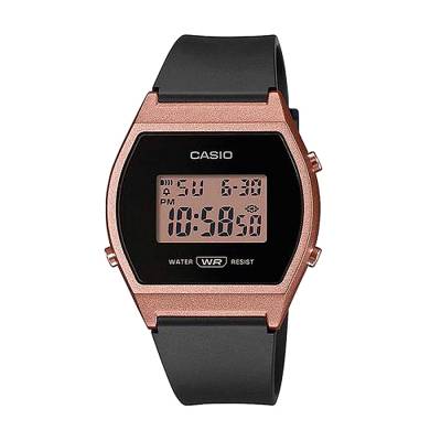 Casio Ρολόι Collection με Λουράκι σε Μαύρο χρώμα Casio LW-204-1AEF