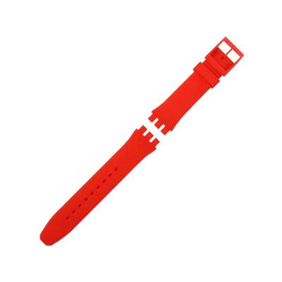Σιλικονούχο Λουράκι σε Κόκκινο Χρώμα 19mm 8841