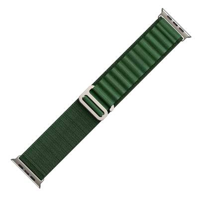 Yφασμάτινο Λουράκι Εύκολης Αλλαγής σε Πράσινο Χρώμα 42/44/45/49mm