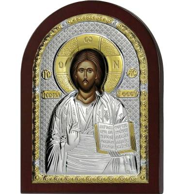 Ασημένια Εικόνα Prince Silvero "Χριστός Θεού Σοφία" 10Χ14cm MA/E1107DX