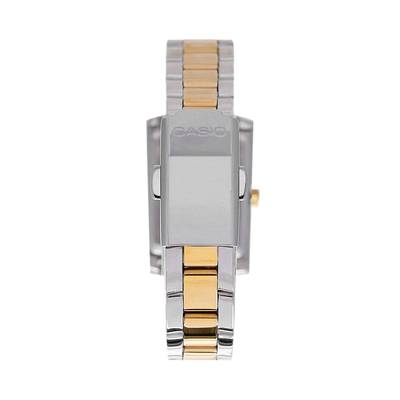 Casio Ρολόι με Δίχρωμο Μεταλλικό Μπρασελέ LTP-1234PSG-7AEF