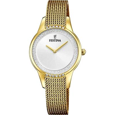 Ρολόι Festina με Χρυσό Μπρασελέ F20495/1
