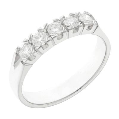 Λευκόχρυσο Σειρέ με Διαμάντια 0,44ct 18 Καράτια