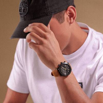 TIMBERLAND RAYNHAM με Καφέ Δερμάτινο Λουράκι TDWGF0075102