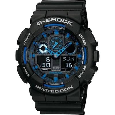 Casio G-Shock Black/Blue GA-100-1A2ER