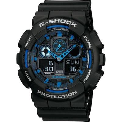Casio G-Shock Black/Blue GA-100-1A2ER